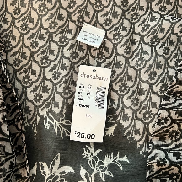 Overlay - Sheer, Black, Gray & Tan - Picture 2 of 3